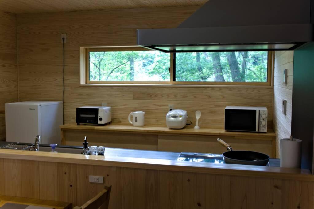 Hinoki No Ie - Cottage With Natural Hot Spring In A Cypress Bathtub 志賀町 エクステリア 写真