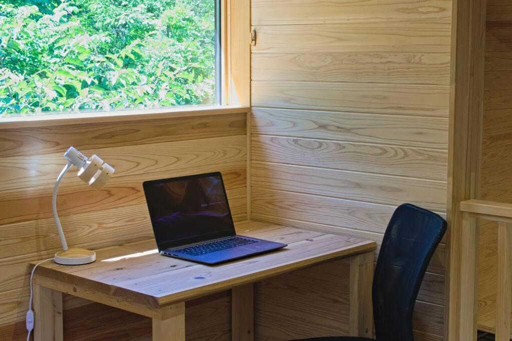 Hinoki No Ie - Cottage With Natural Hot Spring In A Cypress Bathtub 志賀町 エクステリア 写真